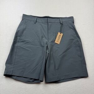 NOBULL Golf Shorts Mens 31 Dark Shadow Gray‎ 9" Inseam Athletic Stretch NWT